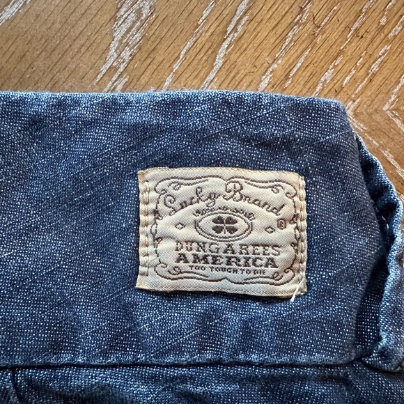 EUC Lucky Brand Dungaree Capri Jeans - Picture 5 of 5